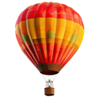 High Resolution, colorful, accurate hot air balloon isolated on transparent background, without background png