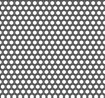 Geometric texture in the form of a honeycomb vector