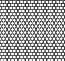 Geometric texture in the form of a honeycomb vector