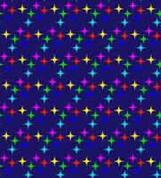 Abstract texture in the form of multi-colored stars on a blue background vector