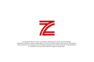 logo letter z modern business vector