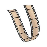 illustration of film strip vector