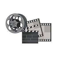 illustration of film roll vector