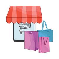 illustration of ecommerce vector