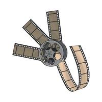 illustration of film roll vector