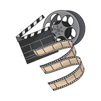 illustration of film roll vector