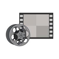 illustration of film roll vector