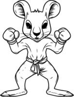 Mouse Cartoon Mascot of a Mouse. vector