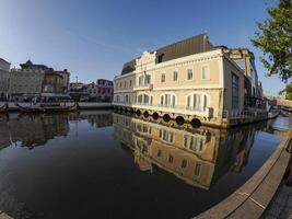 aveiro pintoresco pueblo canales vista, el Venecia de Portugal foto