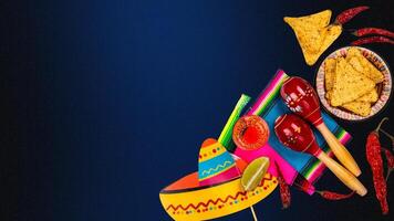 Cinco-de-mayo celebration concept. background design for any design. photo