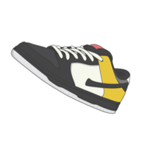 Casual Sneaker Shoes Sticker Illustration png