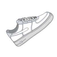 White Sneaker Shoes Sticker png