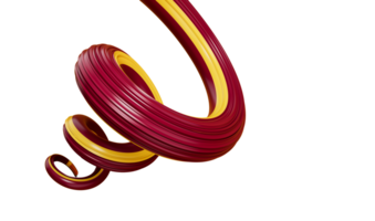 Sri Lanka Abstract flag ribbon spiral twisted brush stroke for Independence Day 3d illustration png