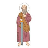 Saint Paul Apostle of Tarsus vector