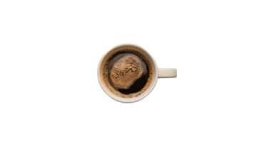 zeitgenössisch Kaffee Tasse mit frisch brauen auf das transparent Hintergrund, Format png