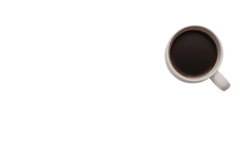 Modern White Coffee Cup with Steaming Coffee on the transparent background, Format png