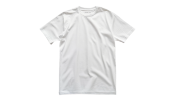 plaine blanc chemise sur le transparent arrière-plan, format png