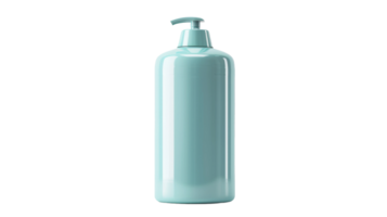 minimalistisch Shampoo Flasche Präsentation auf das transparent Hintergrund, Format png