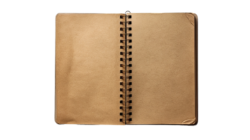 Notebook with Small Ring Binding on the transparent background, Format png