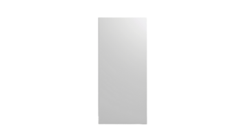 Front View of White Rectangular Monolith on the transparent background, Format png