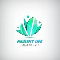 healthy life logo, man, human, organic logo. Natural, leaves, people, organic logo, icon. Eco people logo vector