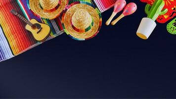 Cinco-de-mayo celebration concept. background design for any design. photo