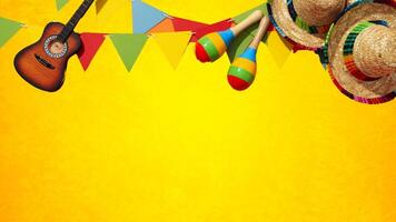 Cinco-de-mayo celebration concept. background design for any design. photo