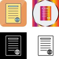 Unique Press Releases Icon Design vector