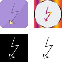 Unique Flash Icon Design vector