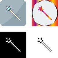 Unique Magic Icon Design vector