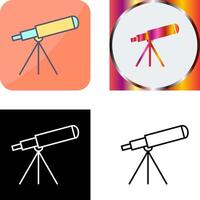 Telescope Icon Design vector