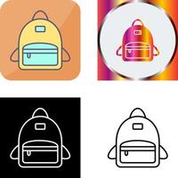 Bag Pack Icon Design vector