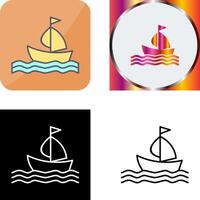 Boat Icon Design vector