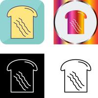 Toast Icon Design vector