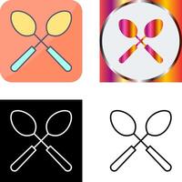 Spoons Icon Design vector