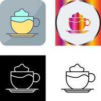 latté icono diseño vector