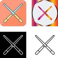 Pool Cue Icon Design vector