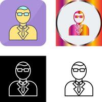 Casino Manager Icon Design vector