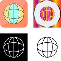 Unique Globe Icon Design vector