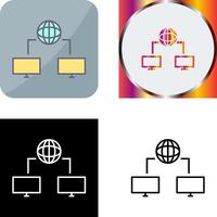 Unique Internet Connectivity Icon Design vector