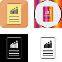 Unique Data Files Icon Design vector