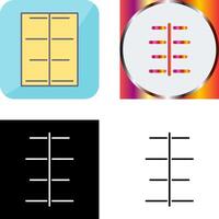 Unique Center Align Icon Design vector