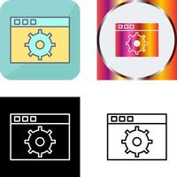 Unique Settings Icon Design vector