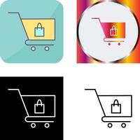 Unique Cart Icon Design vector