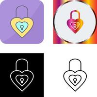 Unique Lock Icon Design vector