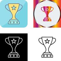 Unique Winner Icon Design vector