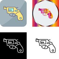 Unique Revolver Icon Design vector