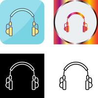 único auriculares icono diseño vector