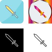 Unique Sword Icon Design vector