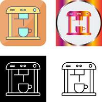 único café máquina icono diseño vector